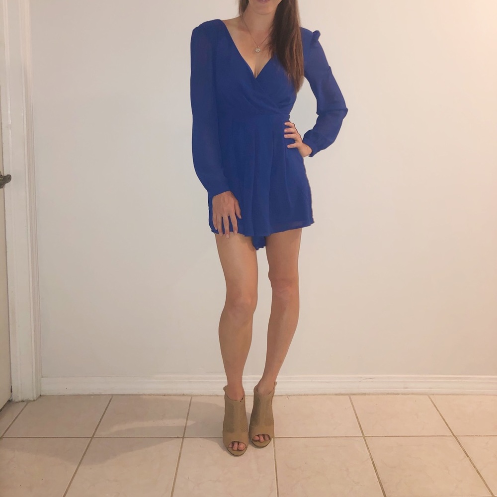 LAC BLEU Long Sleeve Romper